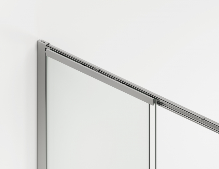 Cabina dus crom 130x90 cm cu usa culisanta, grosime sticla 8 mm, tratament anticalcar, Ronal Oriana [12]