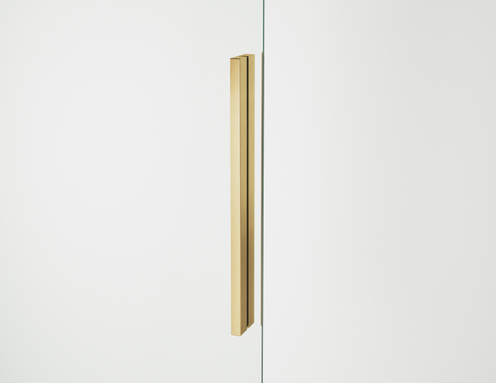 Cabina dus auriu periat 160x100 cm cu usa culisanta, grosime sticla 8 mm, tratament anticalcar, Ronal Oriana [12]