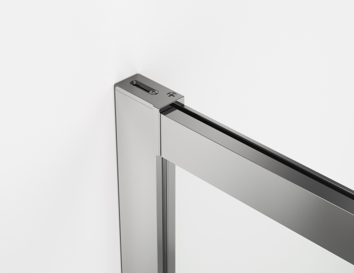 Cabina dus crom 130x90 cm cu usa culisanta, grosime sticla 8 mm, tratament anticalcar, Ronal Oriana [4]