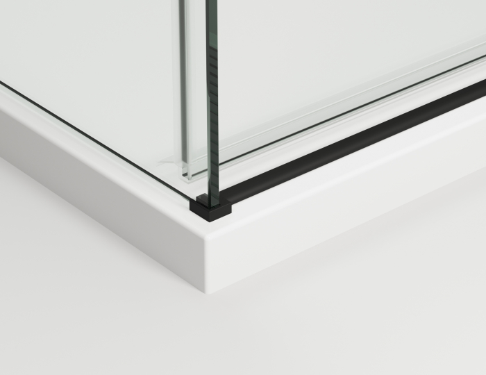 Cabina dus negru mat 130x90 cm cu usa culisanta, grosime sticla 8 mm, tratament anticalcar, Ronal Oriana [9]