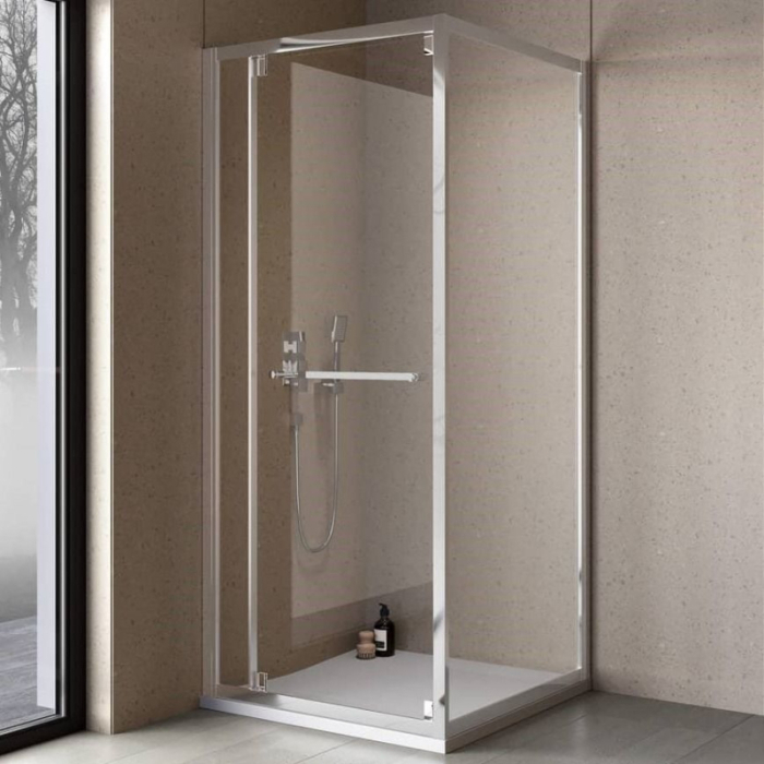 Cabina dus cu usa glisant,  rotativ 120 x 80, crom, Kolpasan, Stellar Uni