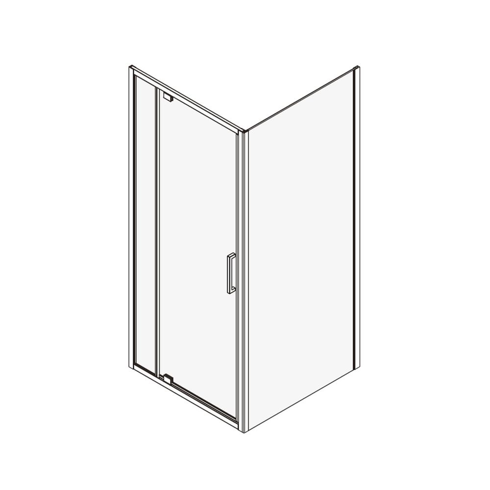 Cabina dus dreptunghiulara culoare crom 100x80 cm, Mediterraneo, Andina [4]