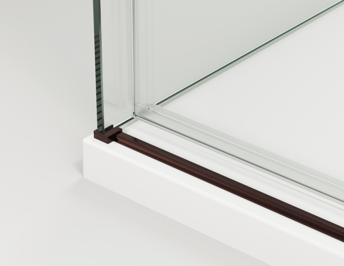 Cabina dus bordeaux metal 120x80 cm cu usa culisanta, grosime sticla 8 mm, tratament anticalcar, Ronal Oriana [7]