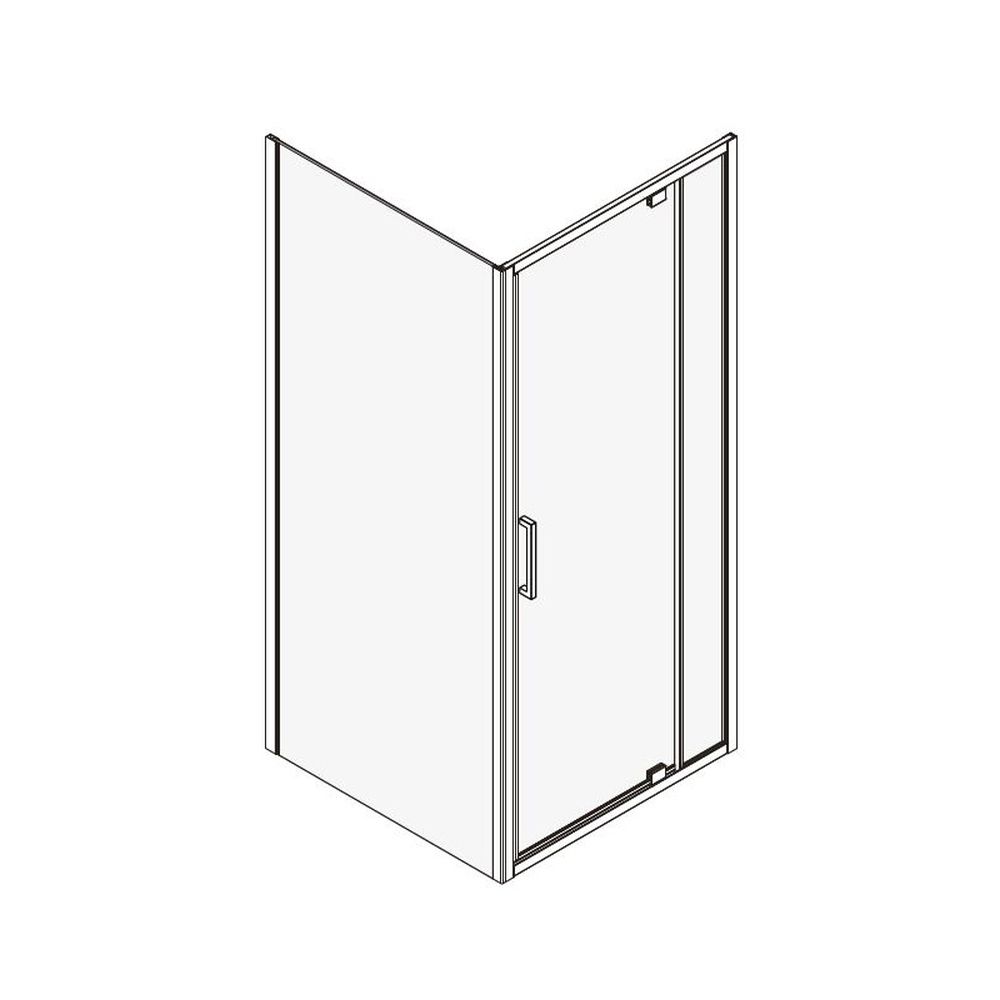 Cabina dus patrata culoare crom 80x80 cm, Mediterraneo, Andina [5]
