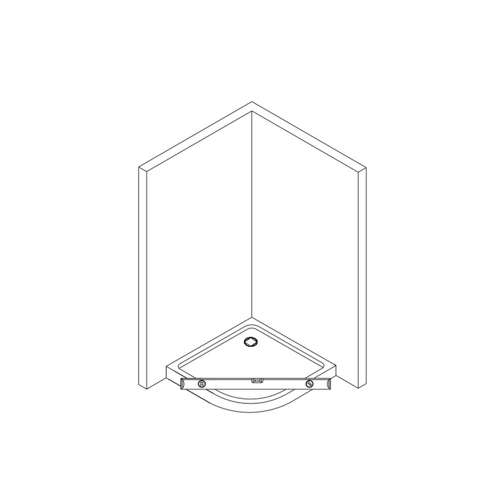 Cabina dus semirotunda 90x90 cu usi culisante Sanswiss, Ocelia [5]
