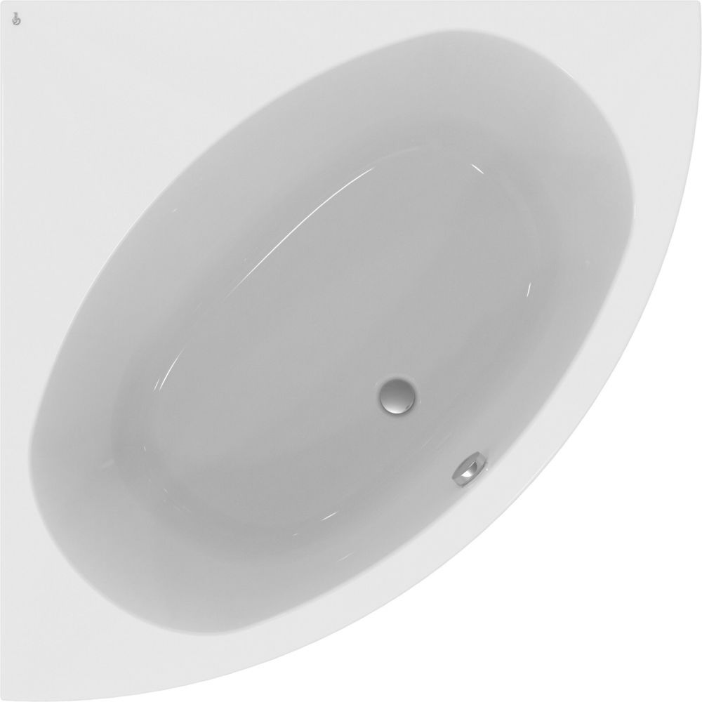 Cada baie pe colt Ideal Standard Hotline New, asimetrica, 150x150 cm [2]