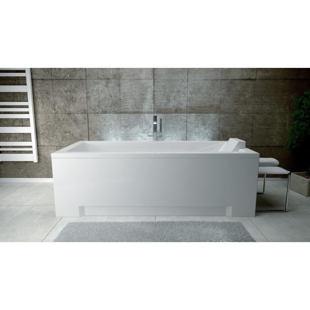 Cada baie dreptunghiulara, acril, 180 x 80 cm, Besco Modern [2]