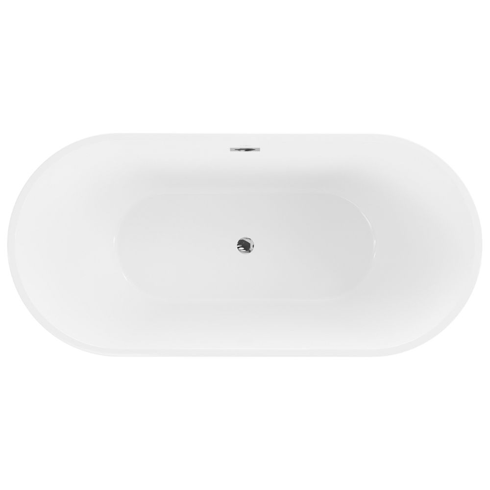 Cada baie freestanding 170 x 75 cm, ovala cu preaplin Ovale Foglia [5]