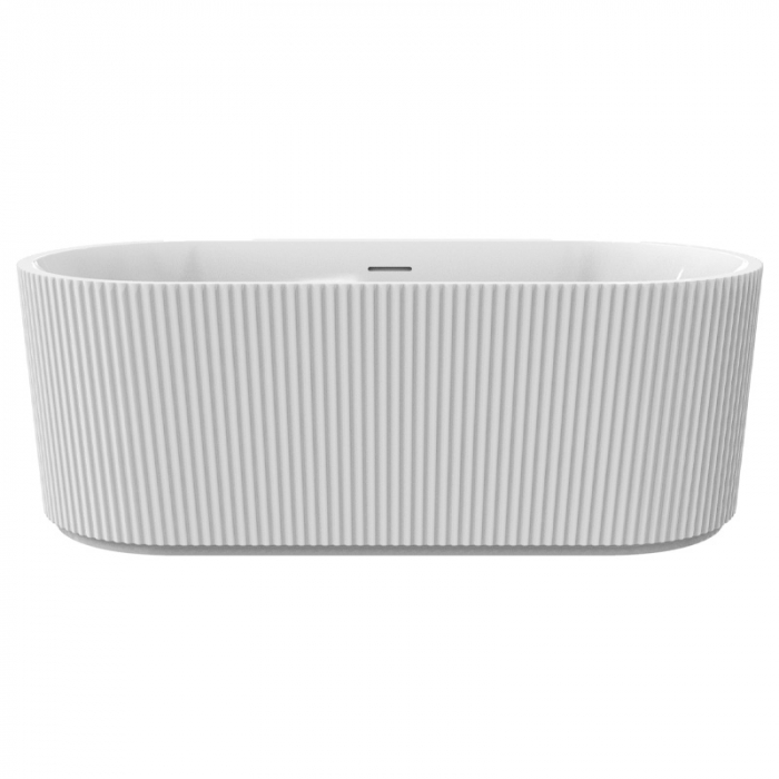 Cada baie freestanding 170x80 cm, ovala, alba, 3D, Florida, Salome Riffle [2]