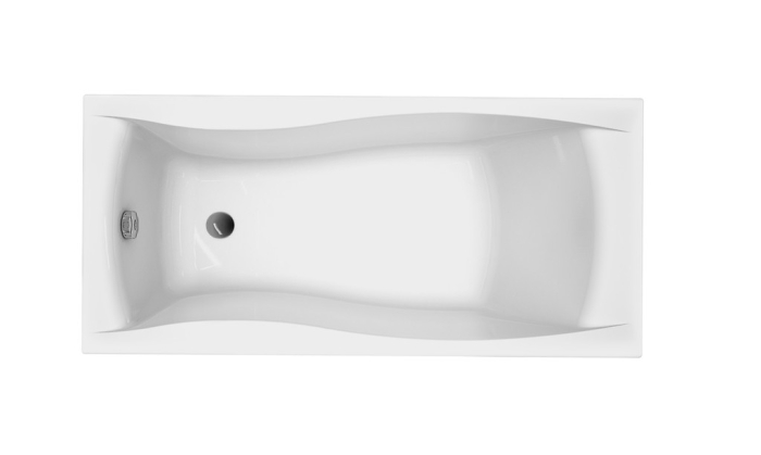 Cada baie freestanding, acril, dreptunghiulara, 150x70x40 cm, alba, Cersanit Profea [2]