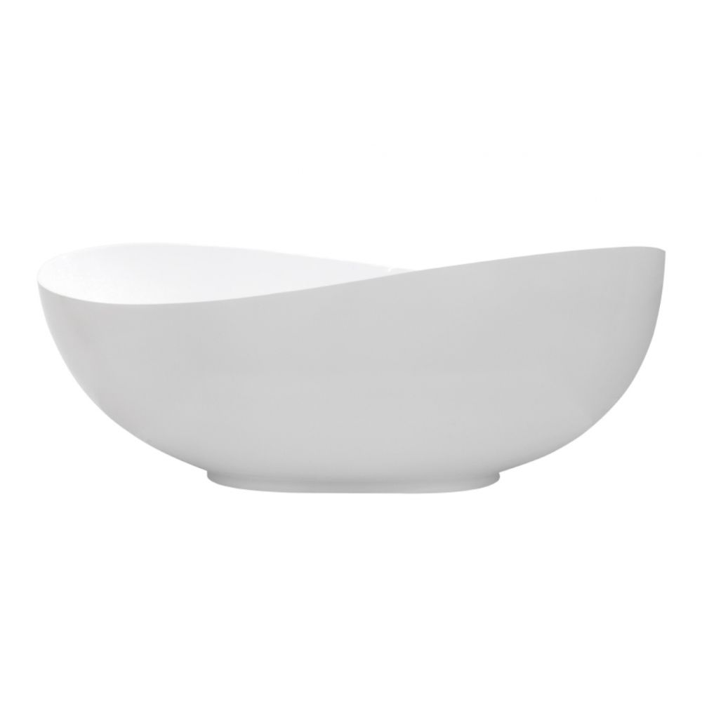 Cada baie freestanding Besco Siya, 172x100 cm, alb mat [2]