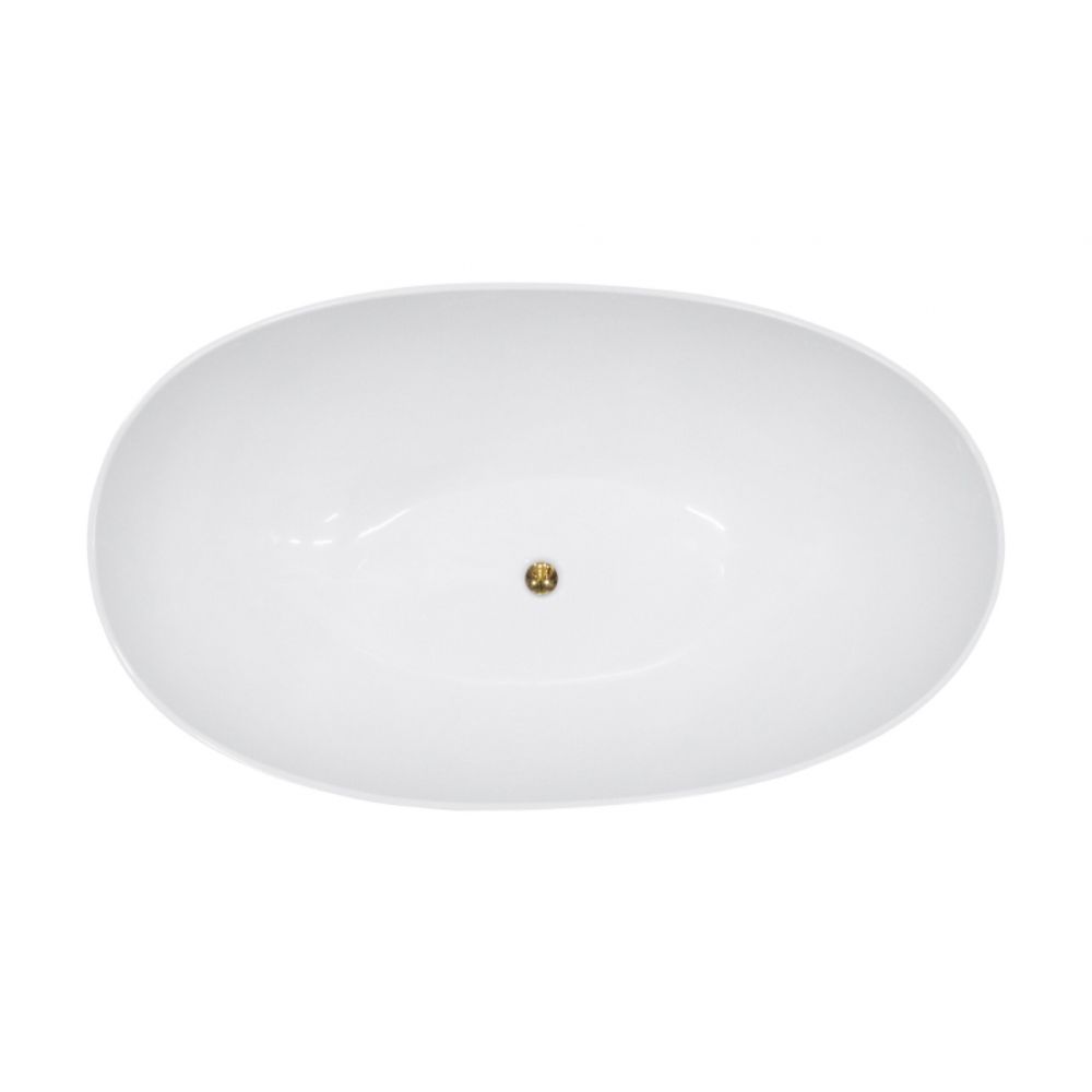 Cada baie freestanding Besco Siya, 172x100 cm, alb mat [4]