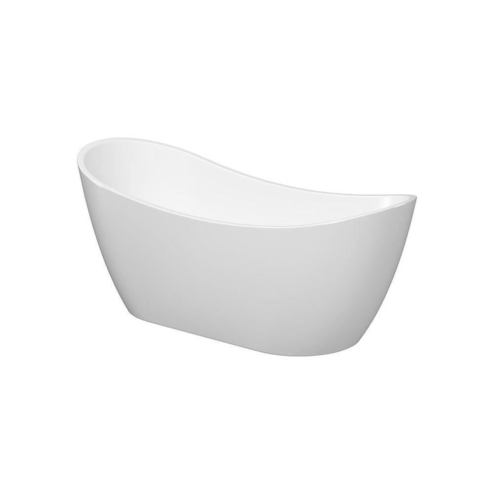 Cada baie freestanding Cersanit Zen, 182 x 71 cm, ovala, alb lucios [2]