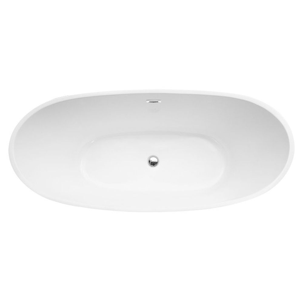 Cada baie freestanding ovala, acril, 170 x 80 cm, Besco Ayla [4]