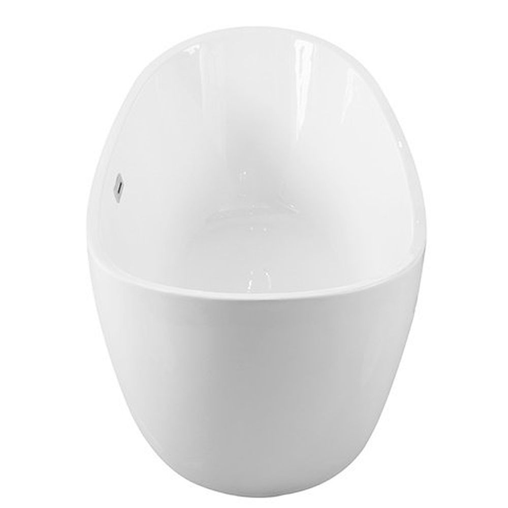 Cada baie freestanding ovala, acril, 170 x 80 cm, Besco Ayla [3]