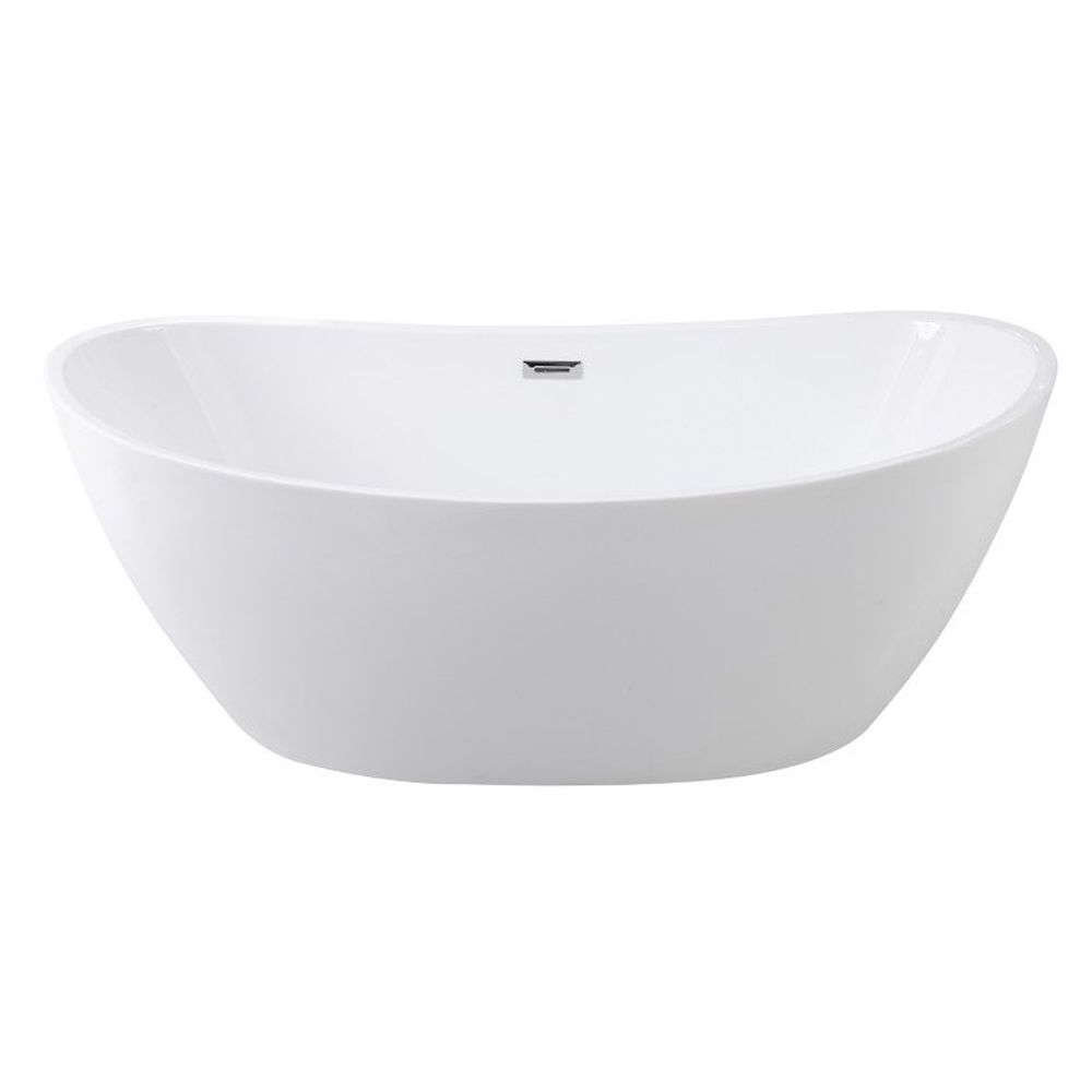 Cada baie freestanding ovala, acril, 170 x 80 cm, Besco Ayla [2]