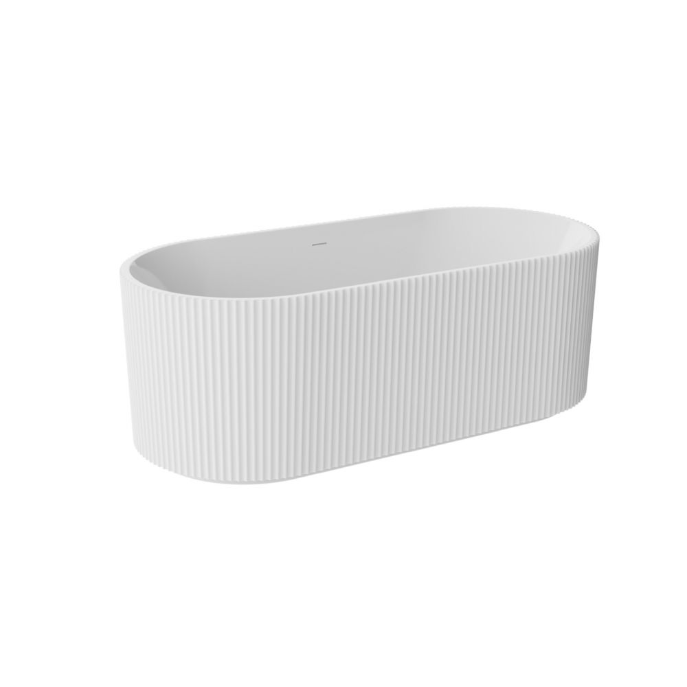 Cada baie freestanding, ovala, alba, 3D, Besco Giuliana, 170x80 cm [2]