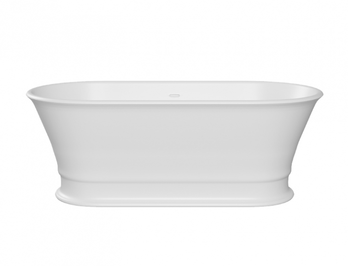 Cada baie freestanding ovala, compozit, 170 x 84 cm, Cast Marble Alcamo [7]