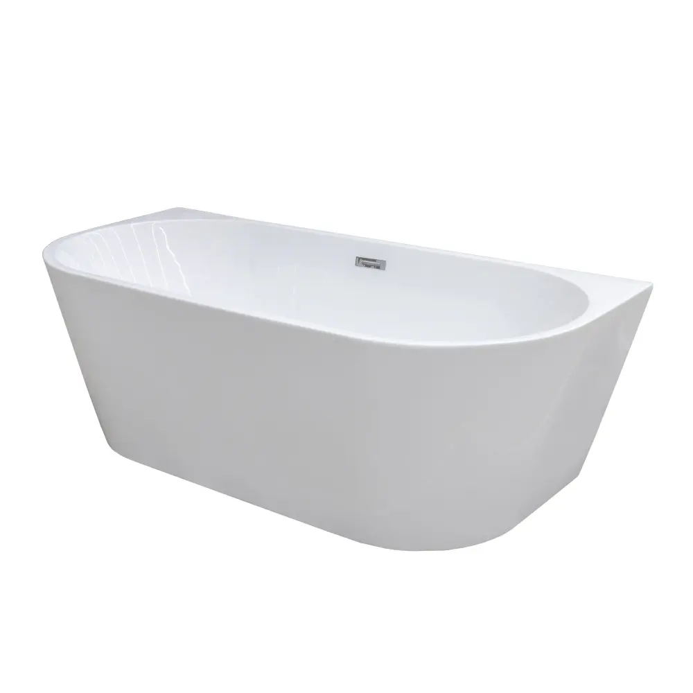 Cada baie freestanding, lipita de perete, 150 x 75 cm, Foglia Mara [4]