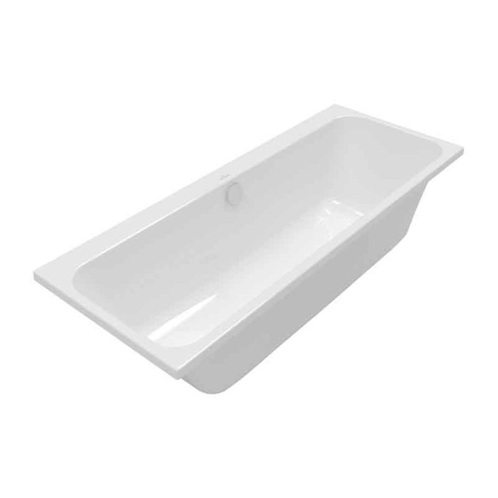 Cada baie incastrata 180x80 cm, dreptunghiulara, alb alpin, Villeroy & Boch Architectura [2]