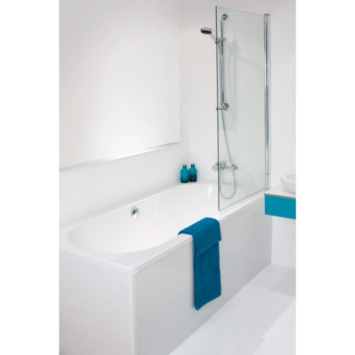Cada baie incastrata 180x80 cm, dreptunghiulara din acril, alba, Villeroy & Boch O.Novo [3]