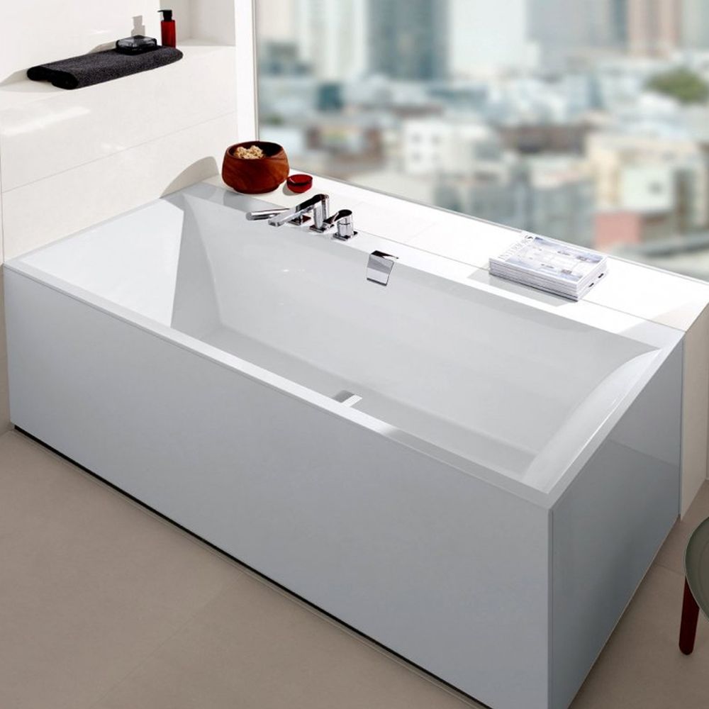 Cada baie incastrata dreptunghiulara 190 x 90 cm Villeroy & Boch, Squaro Edge [3]
