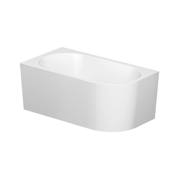 Cada baie pe colt 150x80 cm, asimetrica, orientare stanga, alba, Cersanit Crea [2]