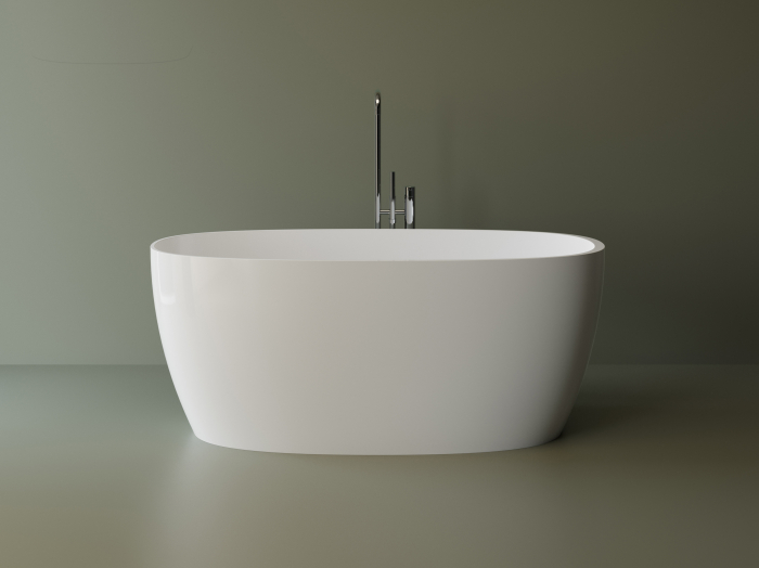 Cada de baie freestanding compozit 150x70, ovala, Foglia Cecilia