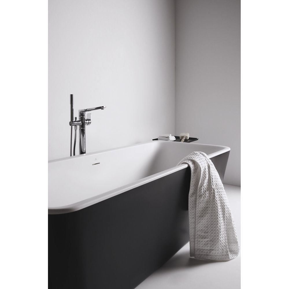 Cada baie freestanding Ideal Standard Dea, 170x75 cm, alb/negru mat [6]