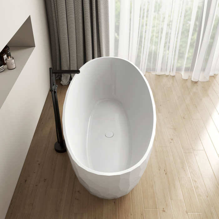 Cada freestanding compozit 3D, ovala 167 x 82 cm, Foglia Ovale [7]