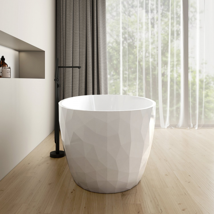 Cada freestanding compozit 3D, ovala 167 x 82 cm, Foglia Ovale [2]