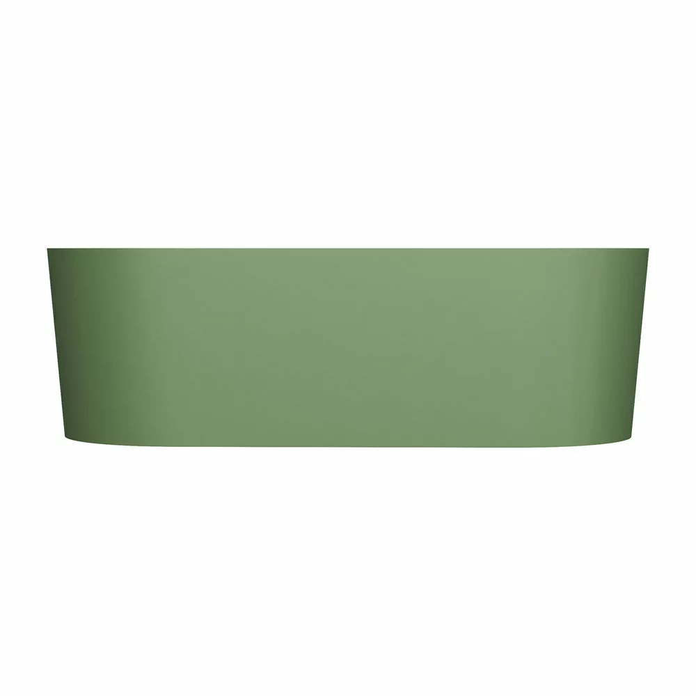 Cada freestanding compozit, verde mat, 180x76 cm, Foglia Evo [3]