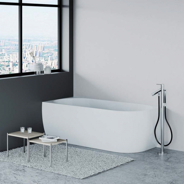 Cadă freestanding cu montare pe colt 165 x 80 cm, stânga, Balu Slim [4]