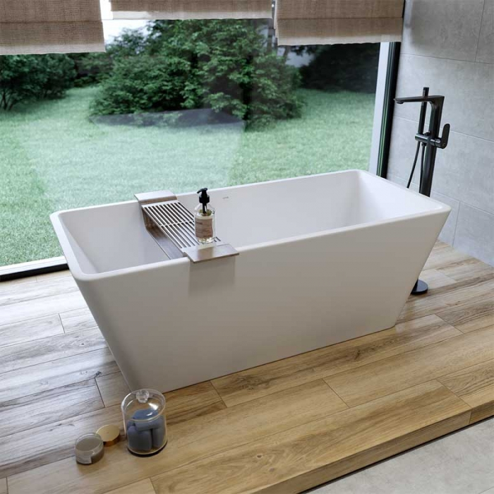 Cada Freestanding dreptunghiulara 160 x 70 cm, Cersanit, Crea [2]