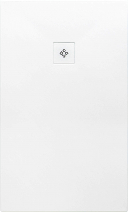 Cadita de dus dreptunghiulara, acril, slim, alb, 120x70x3.5 cm, Deante Silia [2]