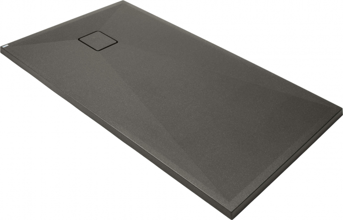 Cadita de dus dreptunghiulara, din granit, slim, maro, 140x70x4.5 cm, Deante Correo
