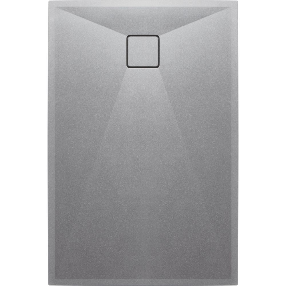 Cadita dus compozit slim gri 140x80 cm Deante, Correo [2]