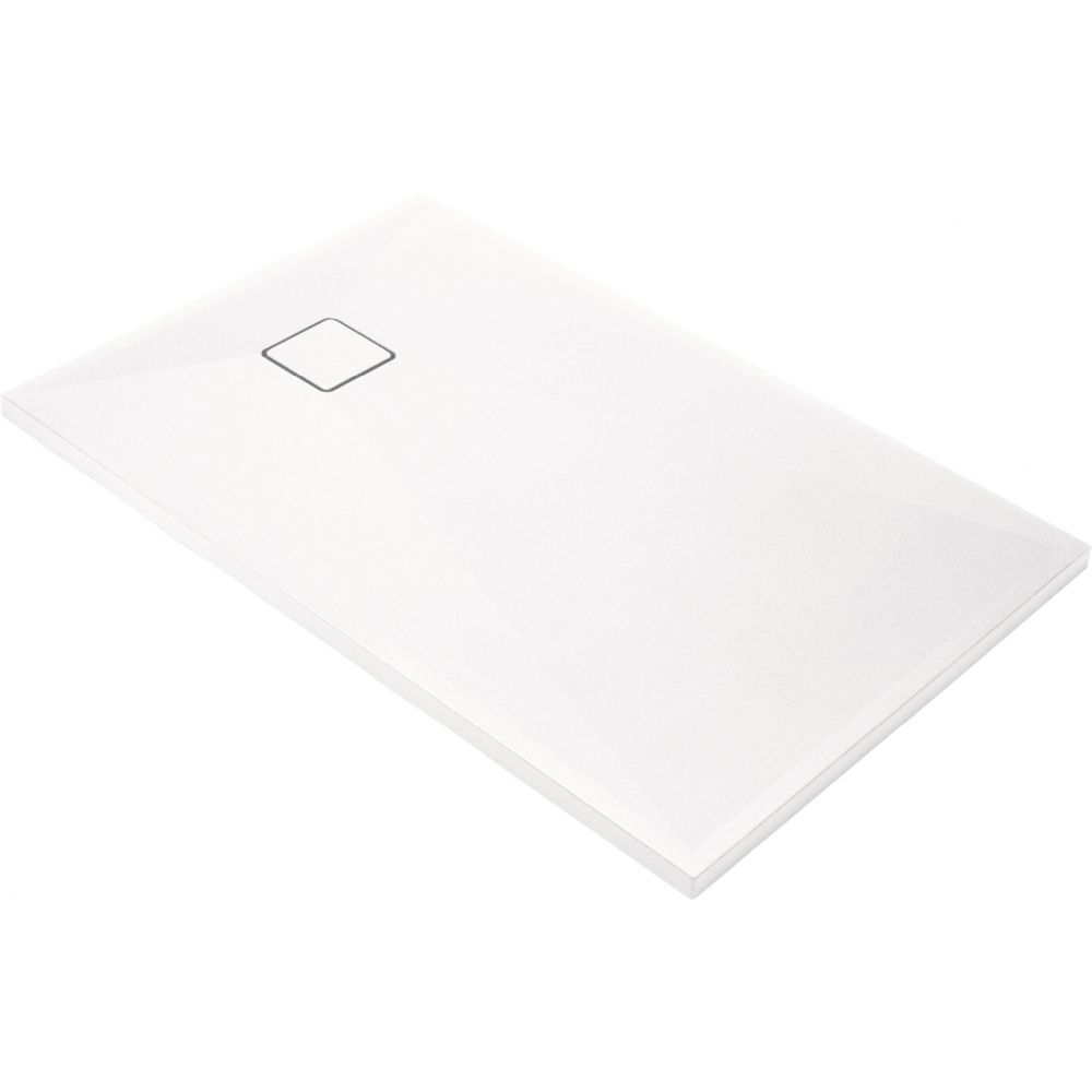 Cadita dus compozit slim alba 100x80 cm Deante Correo