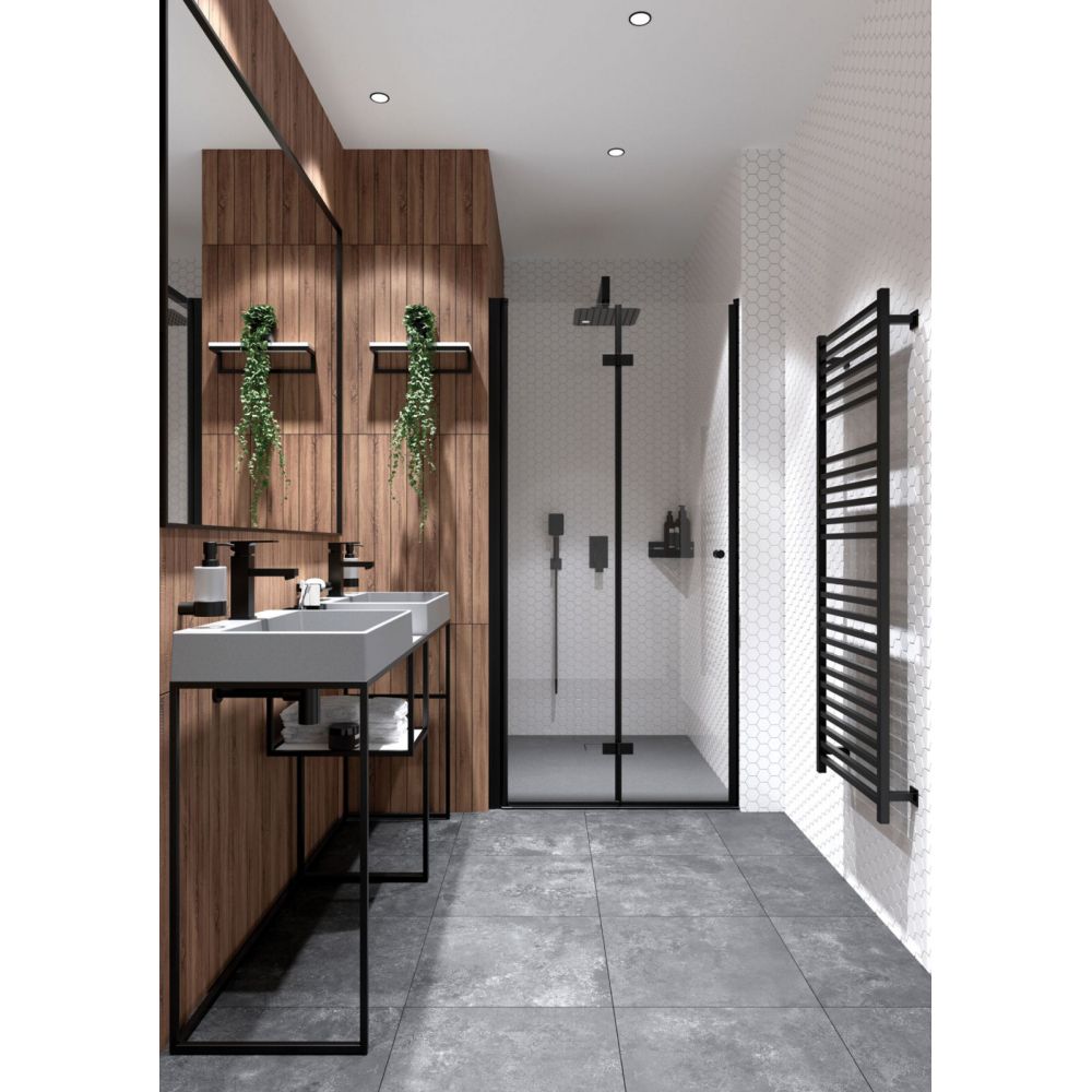 Cadita dus compozit slim gri 100x90 cm Deante, Correo [4]