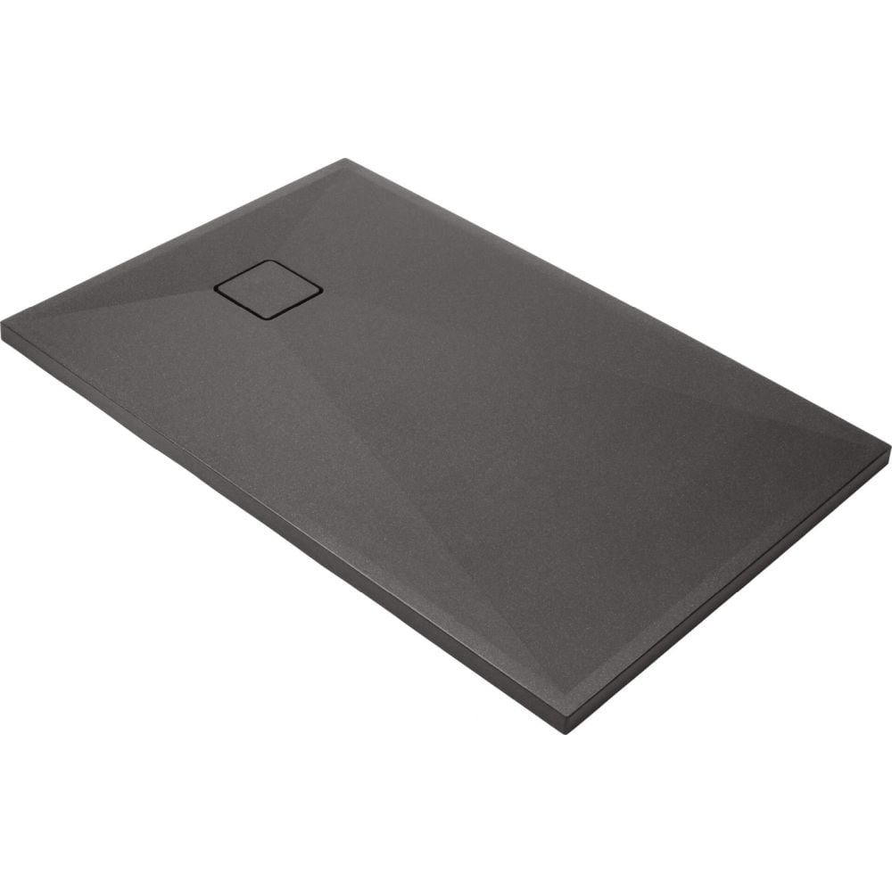 Cadita dus compozit slim antracit 100x90 cm Deante, Correo