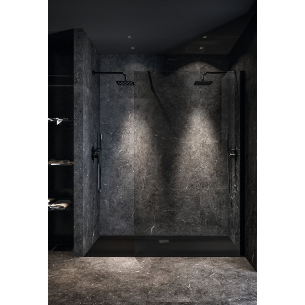 Cadita dus compozit 170x90 cm Ideal Standard Ultra Flat S, negru intens [3]