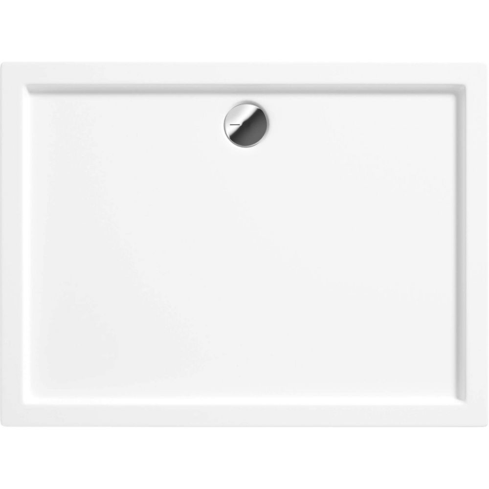 Cadita dus dreptunghiulara alba 120x90 cm Jasmin Plus, Deante [2]