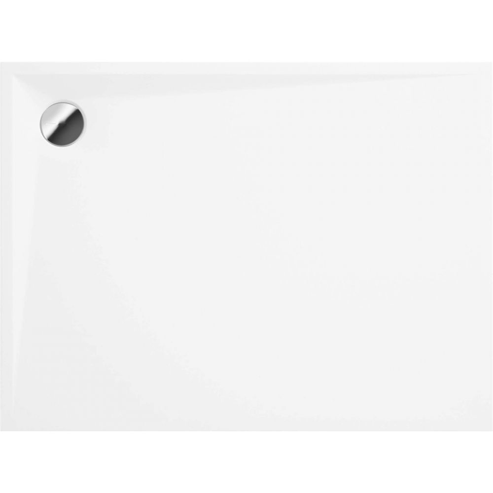 Cadita dus dreptunghiulara alba 120x90 cm Kerria Plus, Deante [2]