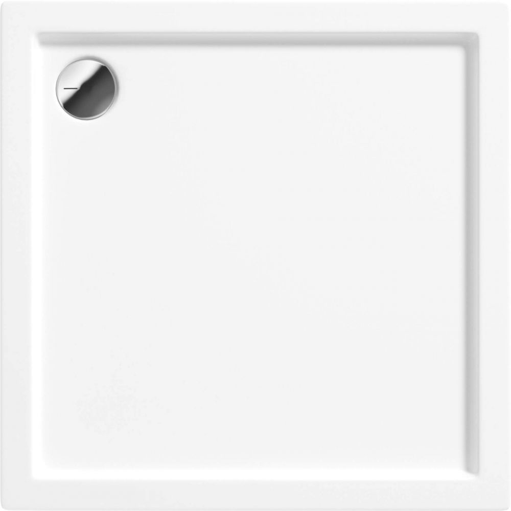 Cadita dus patrata alba 90x90 cm Jasmin, Deante [2]