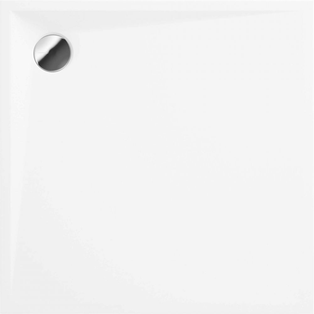 Cadita dus patrata alba 80x80 cm Kerria Plus, Deante [2]