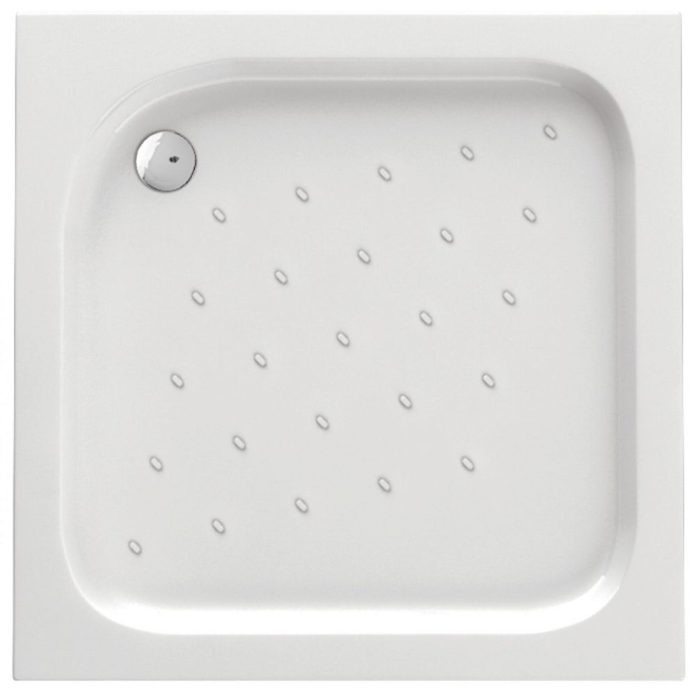 Cadita dus patrata 80x80 cm culoare alba Deante, Funkia [2]