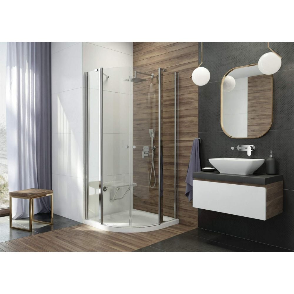 Cadita dus semirotunda slim 80x80 Deante, Cubic [3]