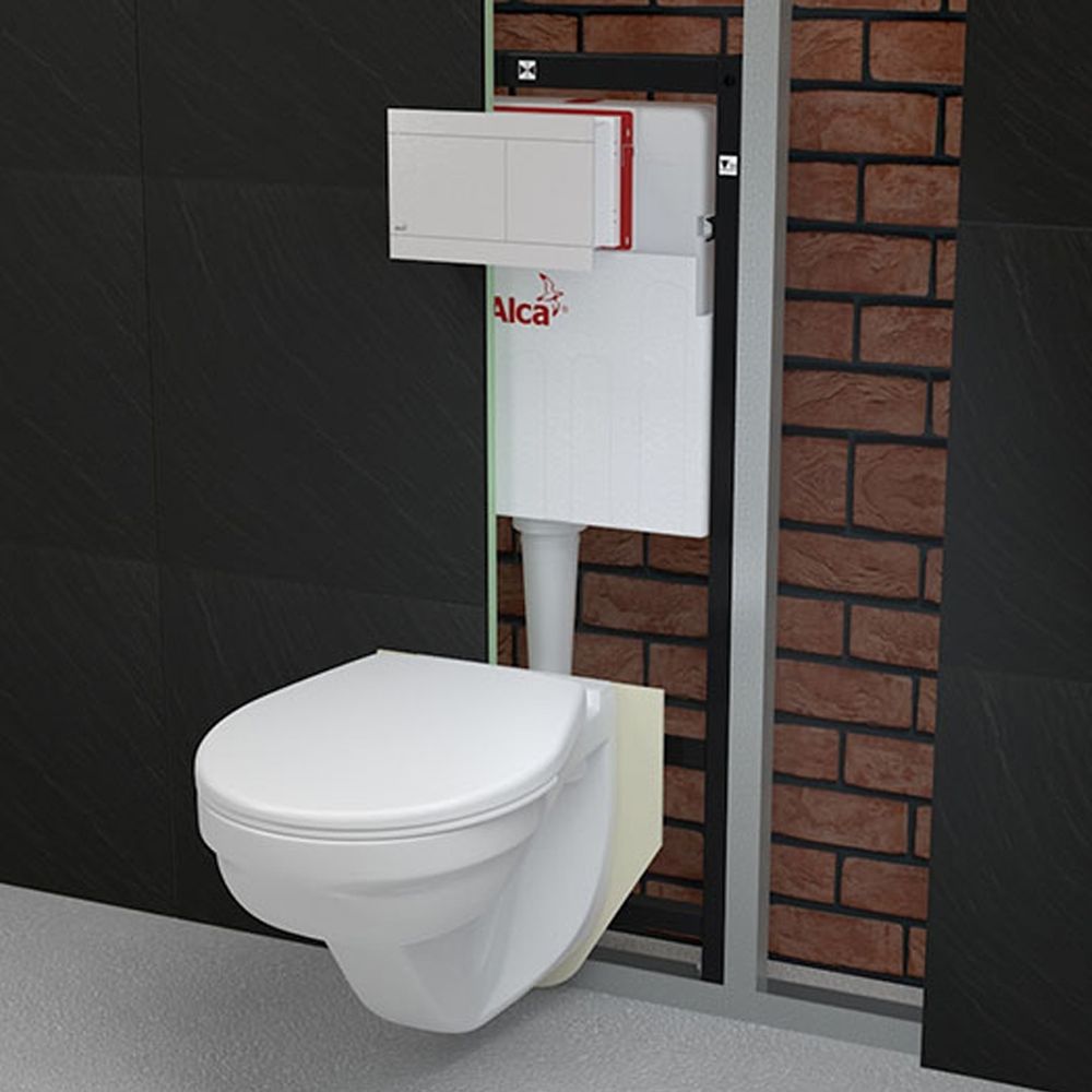 Cadru wc suspendat cu rezervor wc incastrat Alcaplast, Sadromodul [7]