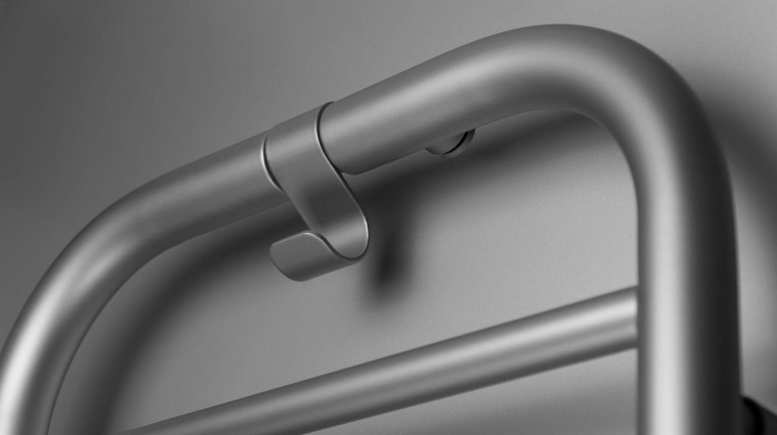 Calorifer de baie, scara, 157x50 cm, inox mat, Deante Silia [2]