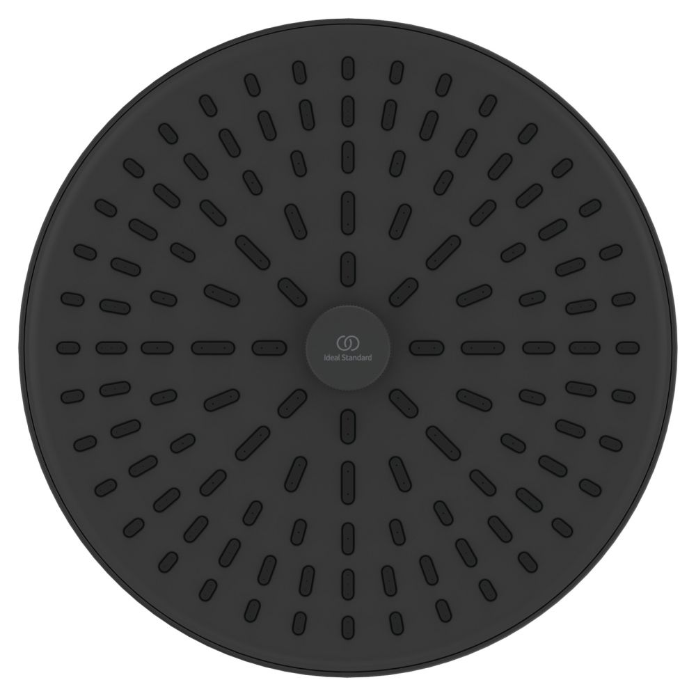 Palarie dus rotunda Ideal Standard Alu+ negru mat cu 2 functii [2]